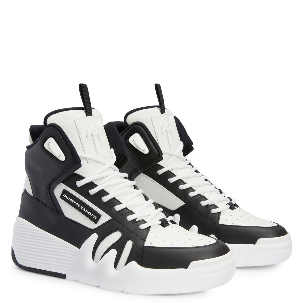 GIUSEPPE ZANOTTI Black & White High Tops - NEW